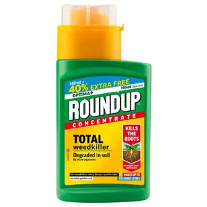 Roundup Total Concentrate 140mls + Free