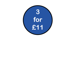 3 for £11