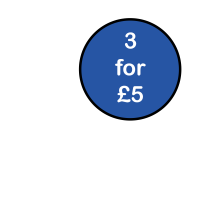 3 for £5