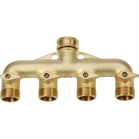 4 Way Brass Tap Manifold Darlac - image 1