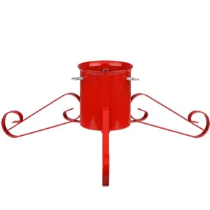 5" Wrought Iron Stand - Red