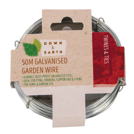 50M GALVANISED GARDEN WIRE