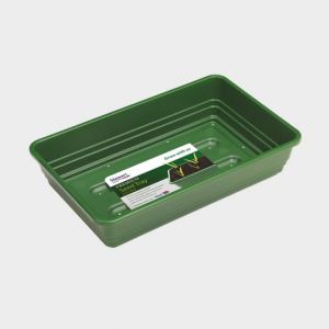 52cm Premium Extra Deep Seed Tray (with holes) Green