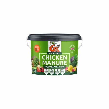 6x chicken manure 7kg Tub