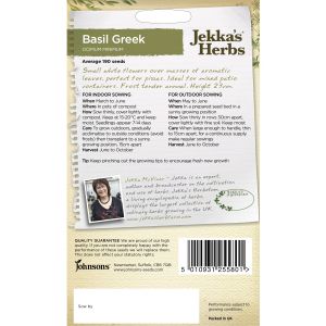 Jekka's Herbs BASIL Greek - image 2