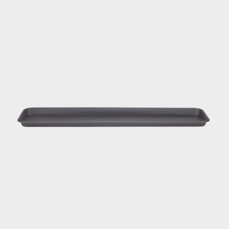 Black 40cm Plastic Trough Tray