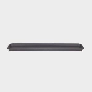 Black 40cm Plastic Trough Tray