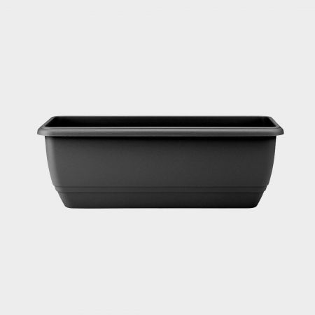 Black 50cm Plastic Balconniere Trough