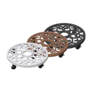 Cast Iron Heavy Duty Plant Caddy 12" Panacea