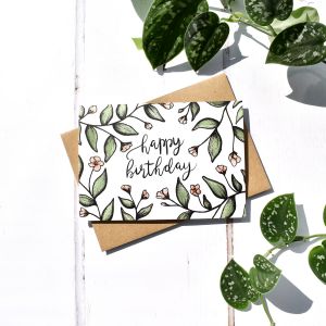 Charlotte's Card Bday Floral Frame