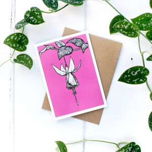 Charlotte's Card Fuschia
