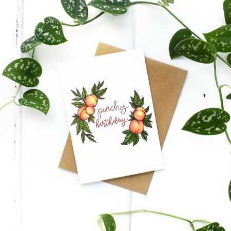 Charlotte's Card Peachy Birthday