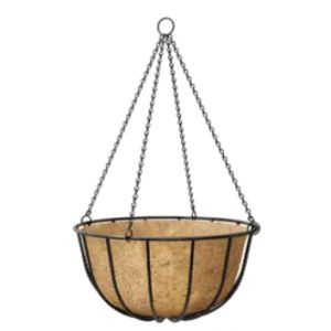 Cotswold Basket with Coco Liner 12" Black