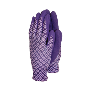 Flexigrip Latex Glove Purple Medium