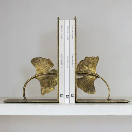 Golden Lotus Bookends 20.5x8x16.3cm - image 1