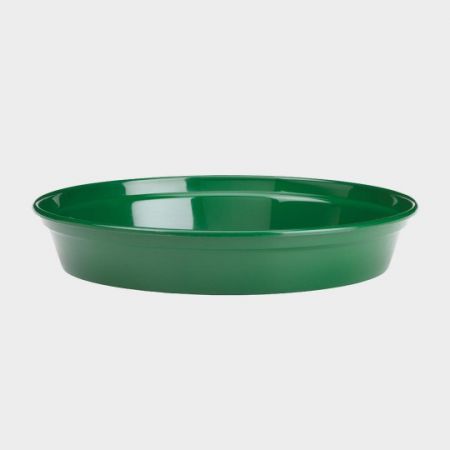 Green 18-20.3cm Plastic Flower Pot Saucer