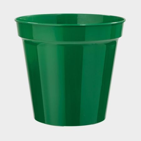 Green 18cm Plastic Flower Pot