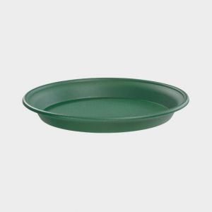 Green 30cm Plastic Saucer