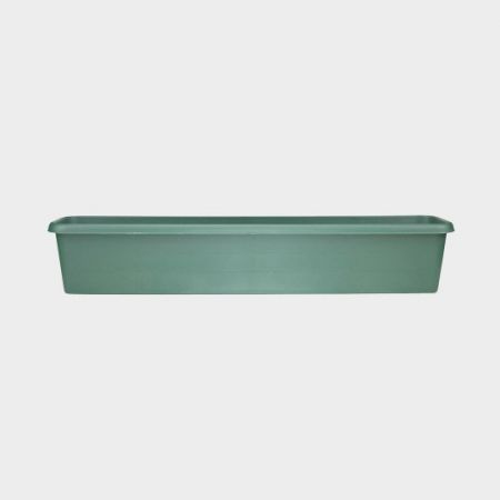 Green 40cm Plastic Terrace Trough