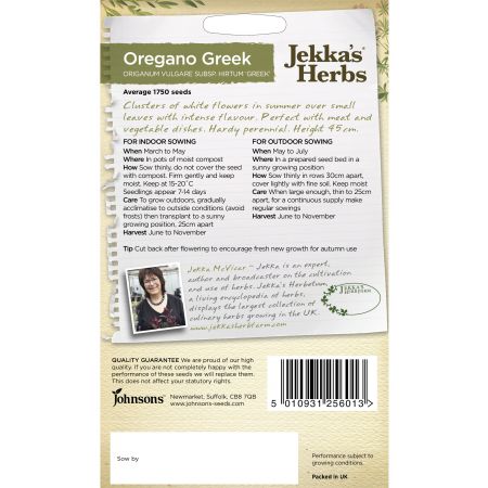 Jekka's Herbs OREGANO Greek - image 2