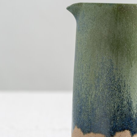 Jug Blue/Green Dipped 19x12x23.5cm - image 2