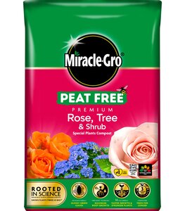 Miracle-Gro Rose, Tree & Shrub Peat Free 40L - image 1