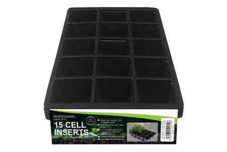 Professional 15 Cell Inserts 5pk