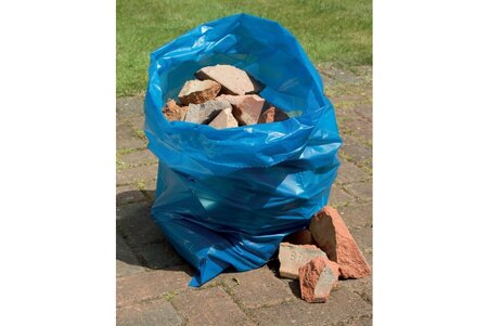Rubble Sacks Blue 35ltr (5 Per Roll)