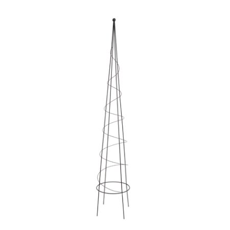 Spiral Obelisk 121cm Black