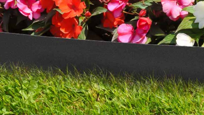 Straight Landscape Edging Kit Bronze 3Pk - Goldcliff Garden Centre