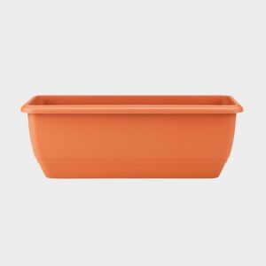 Terracotta 70cm Plastic Balconniere Trough