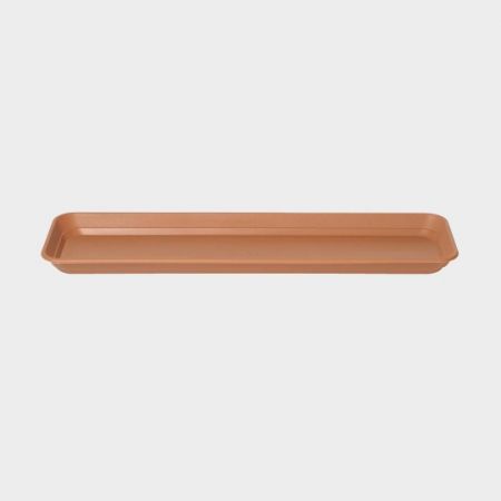 Terracotta 70cm Plastic Balconniere Trough Tray