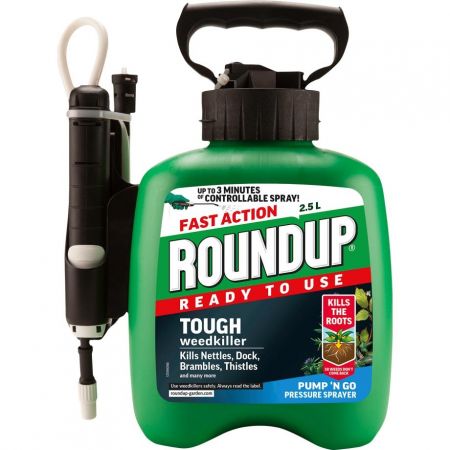 Tough weedkiller pump ‘n go pressure sprayer 2.5L