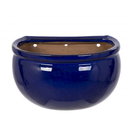 Wall Pot Blue 26cm